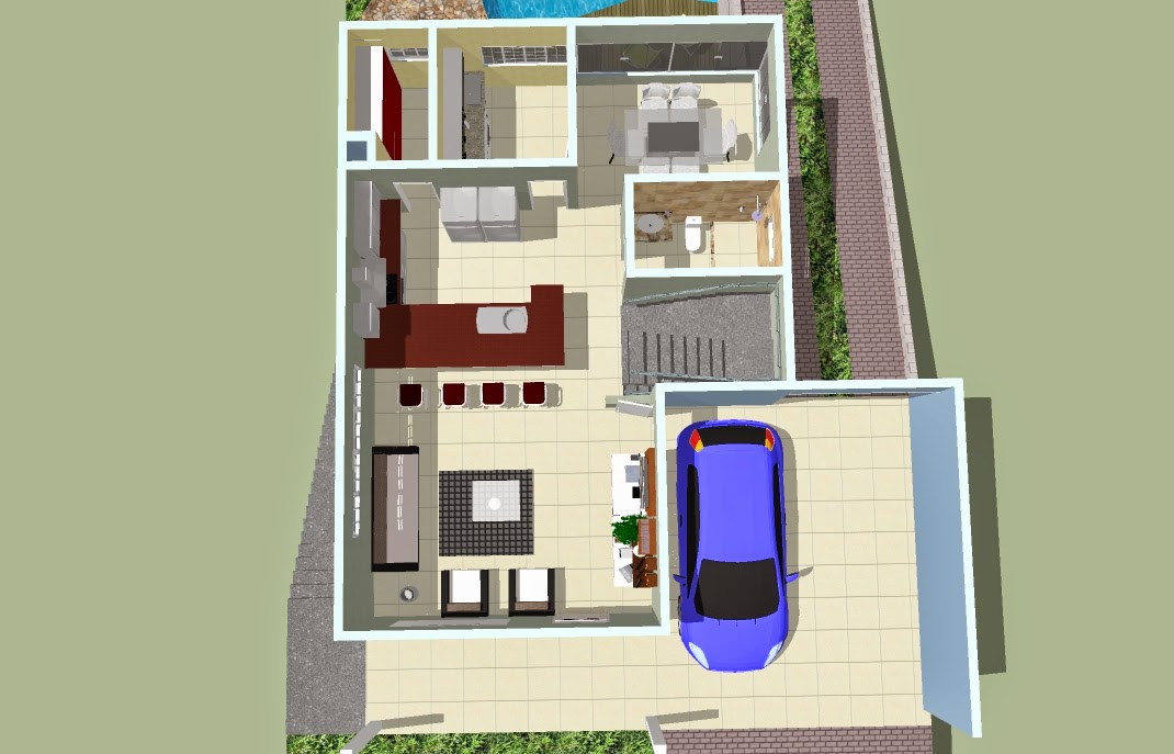 Projeto de casa_vista de cima_sala e cozinha 1.jpg