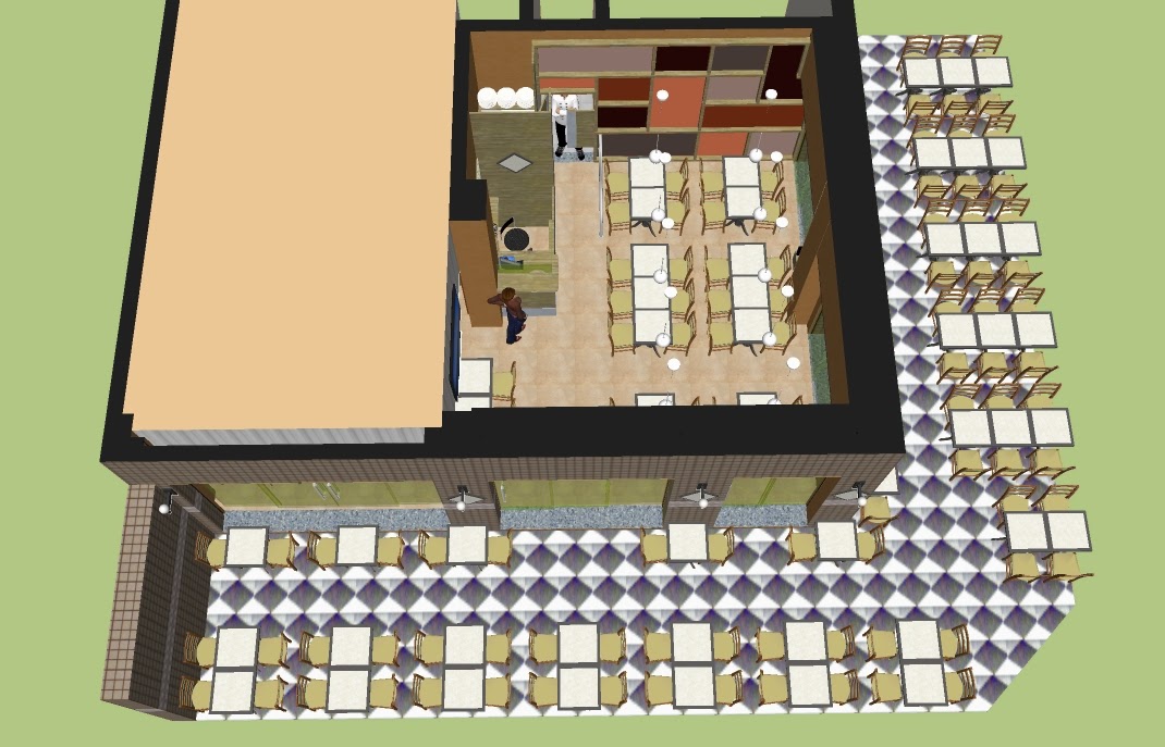 Projeto de reforma de restaurante_vista de cima_salão 1.jpg