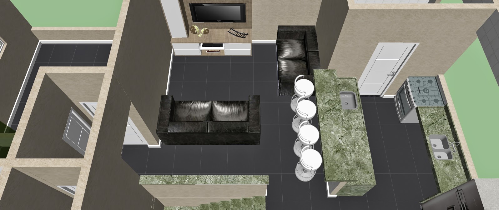 Projeto de reforma de casa_vista de cima_sala e cozinha.jpg